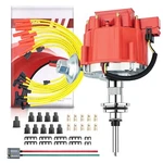 Mas Red Cap Hei Distributor&spark Plug Wires&free Pig Tail Kit Replacement Fo.... Fixed Price $147.48.