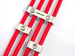 6PC Billet Aluminum Spark Plug Wires Separators Dividers Triple Chrome Plated. Fixed Price $17.95.