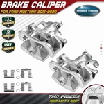 Pair Rear Brake Calipers Set With Bracket Ford Mustang 2015-2020 2.3L 3.7L. Fixed Price $155.09.