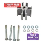 Racing Power R1210, One Natural Aluminum 1IN Fan Spacer Kit Performance Parts. Fixed Price $43.55.