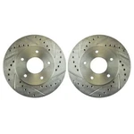 Right Stuff BR25ZDC Rear Rotor Drilled & Lotted Zinc Washed Pair. Fixed Price $178.42.