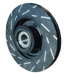 Ebc Brakes USR7519 Black Dash Slotted And Vented 1-PIECE Rear Sport Rotors. Fixed Price $349.50.
