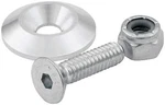 Allstar Performance ALL18632 Countersunk Bolts 1/4IN W/ 1IN Washer 10PK. Fixed Price $14.99.