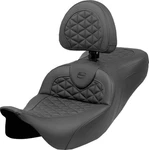 Saddlemen Roadsofa Tg Seat With Backrest #808-07B-210B0 Harley Davidson. Fixed Price $875.00.