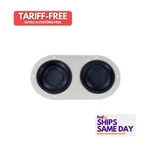 Seals-it GS10032HBL, One Black Rubber Firewall Grommet 2-HOLE 5.750IN X 3IN Blan. Fixed Price $93.62.
