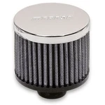 Moroso Crankcase Breather Element 68817; Push-in Round Chrome, Open. Fixed Price $27.99.