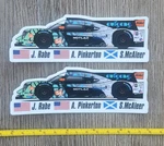 Imsa Mlt Motorsports LMP3 Ligier Prototype Stickers 5"X1.75" Decals Elms Lot 2. Fixed Price $5.00.