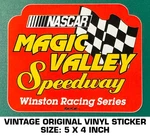 Magic Valley Speedway Winston Racing - Vintage Original Vinyl Decal Sticker. Fixed Price $9.47.