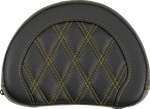 Saddlemen Contoured Sissy Bar Pad - Lattice Stitch Gold 051318407. Fixed Price $119.00.