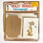 Vintage Holly Hobbie Decoupage Kit Diy Craft Unopened Sealed 1974 Nos. Fixed Price $19.95.