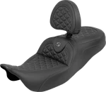 Saddlemen Roadsofa Tri Gripper Seat - Standard Reach Gray Stitch W/. Fixed Price $900.00.