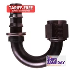 Aeroquip FCL1562, One #6 180 Degree Socketless Black Aluminum Performance Parts. Fixed Price $85.12.