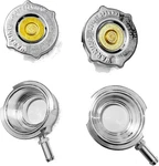 2PCS Billet Aluminum Weld On Radiator Filler Neck With Cap For Car Sliver. Fixed Price $51.67.