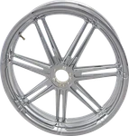 Arlen Ness 71-533 7-VALVE Forged Billet Chrome Front Rim 21X3.5. Fixed Price $1099.95.