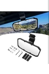 10.5" 3.75" Rear View Mirror, High-definition Race Convex Abs Housing. Fixed Price $17.99.