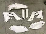 Kawasaki KXF250 2013-2016 Complete White Full Plastic Kit Fender Side Panel Cove. Fixed Price $99.00.