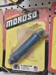 Moroso Vintage Blue Anodized Tube In-line Oil Filter Model 23850. Fixed Price $65.00.