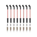 Ena Set Of Red Wire With 8 Spark Plug Compatible Chevrolet... Fast Ship. Fixed Price $65.80.
