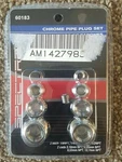 Spectre Performance 60183 Chrome Pipe Plug Kit. Fixed Price $15.00.
