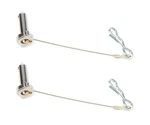 TI22 Performance #TIP6116 Aero Wing Tree Pin Kit 1/4X5/8 Pair Titanium. Fixed Price $61.99.