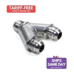 Peterson Fluid 10-1721, One Natural Aluminum Y-type Oil Return Manifold Performa. Fixed Price $164.10.