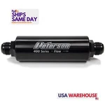 Peterson Fluid 09-0453, One Black Aluminum -16 Inline Oil Filter 60 Mic. With By. Fixed Price $333.86.