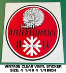 Winternationals 1964 Nhra - Vintage 90'S Clear Vinyl Decal Sticker Drag Racing. Fixed Price $9.45.
