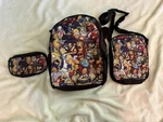 The Simpson Krusty Lisa All Over Print Backpack School/ Travel Bag. Fixed Price $16.99.