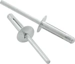 Allstar Performance 18183 3/16" Silver Medium Head Alum Shank Exploding Rivet. Fixed Price $43.99.