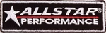Allstar Patch Logo 3-1/2 In Long Tall Black Each ALL99955. Fixed Price $23.50.