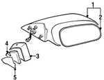 Genuine Mitsubishi Trim Cover MR155927. Fixed Price $9.49.