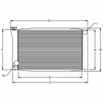 Howe 342A28F 19X28 Radiator - 1.5" Inlet; Ford. Fixed Price $303.68.