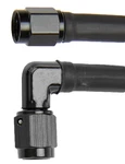 Allstar Performance 48415 Coated Braided Line 12IN #3 Hose 90 DEG/-3 Str. Fixed Price $34.34.