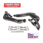 Schoenfeld 145VCM-3, 2 Pack Black Steel Sbc Crossover Headers 1-5/8 1-3/4 Crat. Fixed Price $536.43.