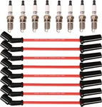 Spark Wires Set 9748HH 8.0MM Red + 41-962 With Plugs,. Fixed Price $54.97.