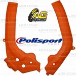 Polisport Orange Frame Guards Protectors For Ktm Exc 300 2019 Motocross Enduro. Fixed Price $40.56.