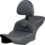 Saddlemen 823-07-208B1 Roadsofa Seat Dragon Scale Stitch Blue W/ Backrest. Fixed Price $900.00.