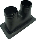 Allstar Performance ALL42142 Centered Double Hole Brake Duct. Fixed Price $36.56.