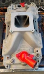 Edelbrock 2902 Victor Jr 454-R Bb Chevy Sq Port Intake, Single Plane, 4150 Flg. Fixed Price $348.99.