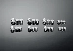 Highway Hawk Covers Hex Bolts M5 Chrome HH-03-325. Fixed Price $13.56.