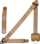 Allstar Performance ALL98118 Seat Belt Retractable 3PT Tan. Fixed Price $99.99.