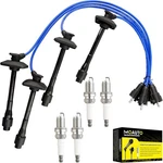 Iridium Spark Plugs And Wire Set Pcs 90919-22400 RC-TE58 Fitstoyota L4 2.0/2.2. Fixed Price $64.97.