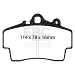 Ebc Brakes DP31207C Disc Pad Set Front Redstuff Premium Street Fmsi D737 9. Fixed Price $183.64.