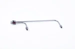 Chrome Fuel Holley Carburetor 8-21/32" Center Lines 3/8" Hose Dual Feed Npt. Fixed Price $34.95.