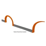 Fivestar MD3 Wheel Flares Dirt Orange Right- 007-261-ORR. Fixed Price $80.64.